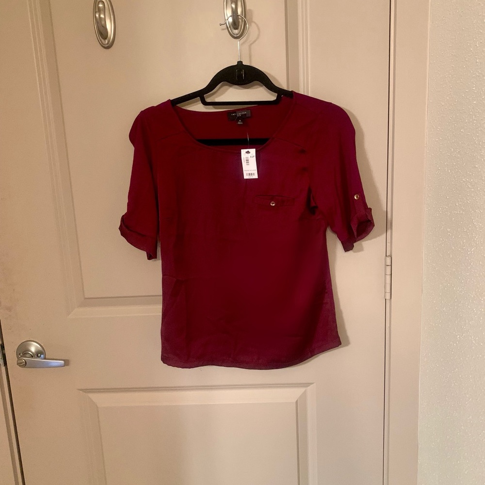 Burgundy top